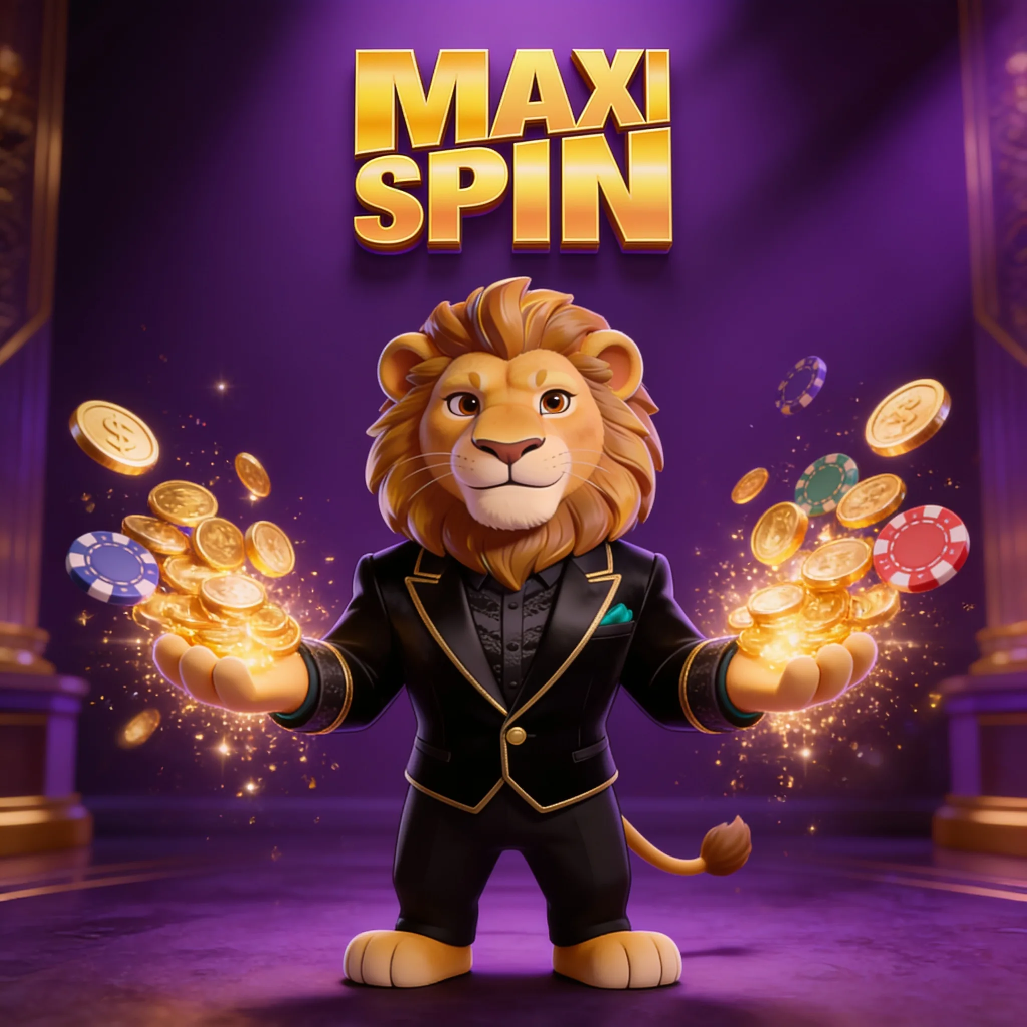 MaxiSpin gouden beloningsmunten